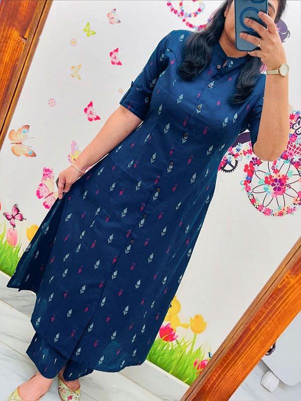 Designer Digital Print Co-Ord Set | A-Line Kurti with Ankle-Length Pants  ! SA625-721