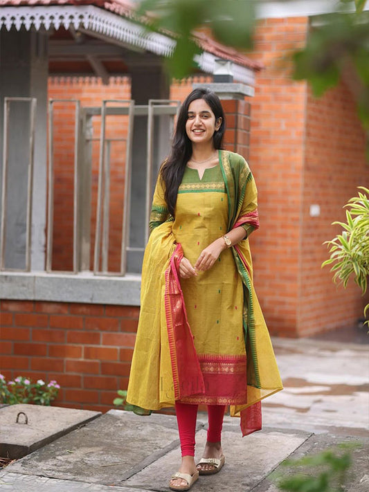 Premium Cotton Suit || SA325-521