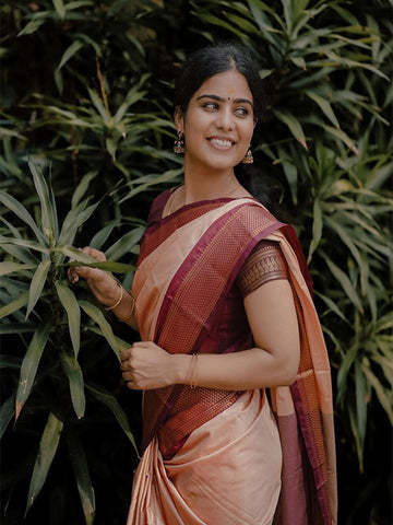 Affordable Rate Cotton Silk Sari with weaving Zari SA125-273