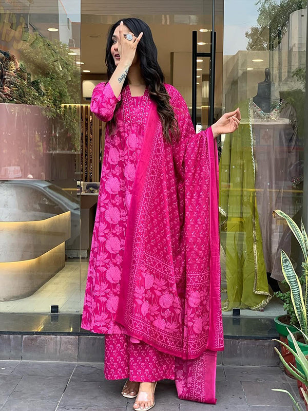Pink Anarkali Suit SA125-049