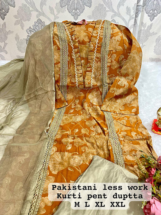 New Arrival Muslin Suit for All Occasions || SA325-512