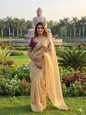 Space Silk Saree with Heavy Sequin Embroidery SA1225-1613