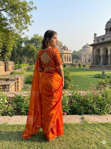 Fandy Satin Saree With Fancy Lace BorderSA1225-1611