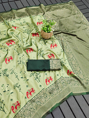 Premium Lichi Silk Saree SA625-829