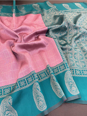 Banarasi Silk Saree with Zari weaving SA125-291