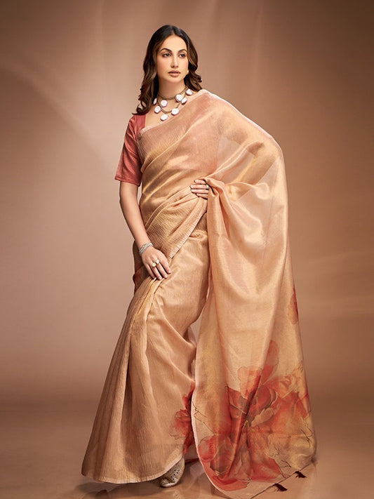 Crushed Tissue zari based Sari SA225-316