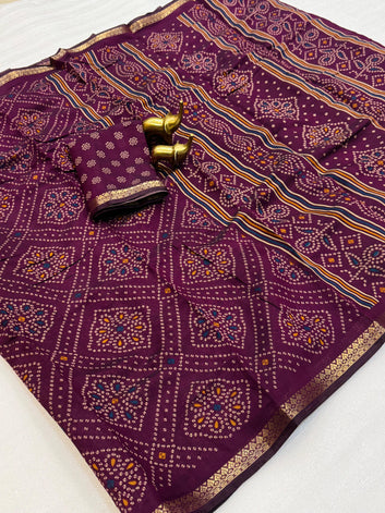 Celebration Ready: Traditional Mangalagiri Silk Saree SA1025-1273