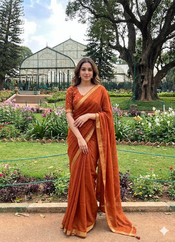 Viscose Georgette Sequence Saree with Viscose Butti Blouse SA1225-1616