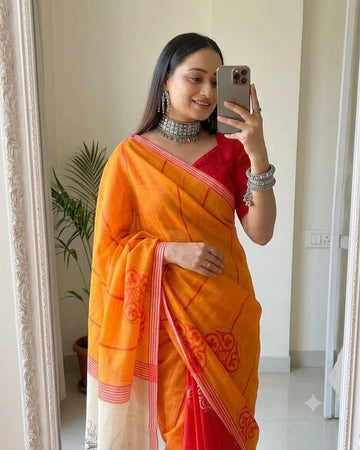 Durga Puja Special Linen Saree SA826-2181