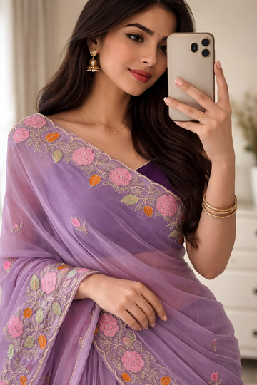 Most Viral Saree  | Star Georgette Saree  SA326-1921