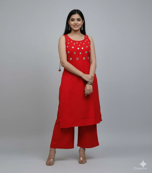 Versatile Cotton Top and Bottom Set || SA925-1245
