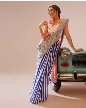 Linen Digital Printed Saree SA825-1330