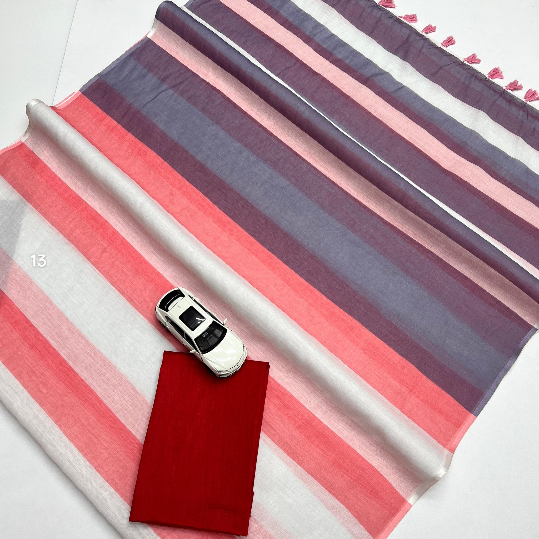 Linen Digital Printed Saree SA825-1345