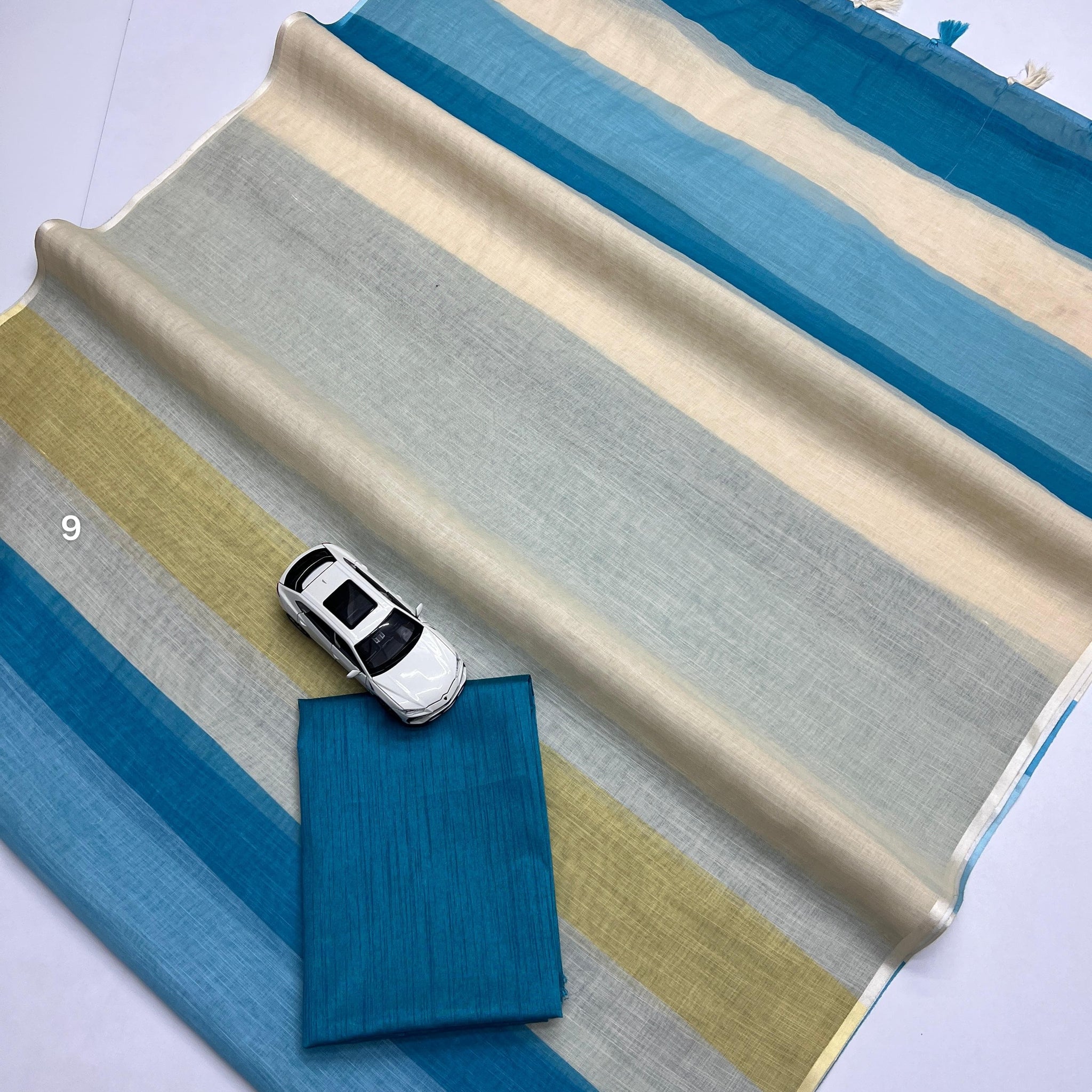 Linen Digital Printed Saree SA825-1346