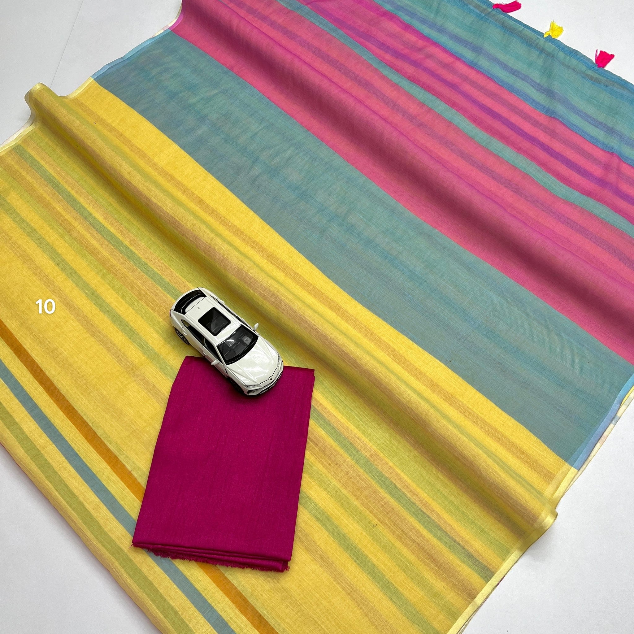 Linen Digital Printed Saree SA825-1347