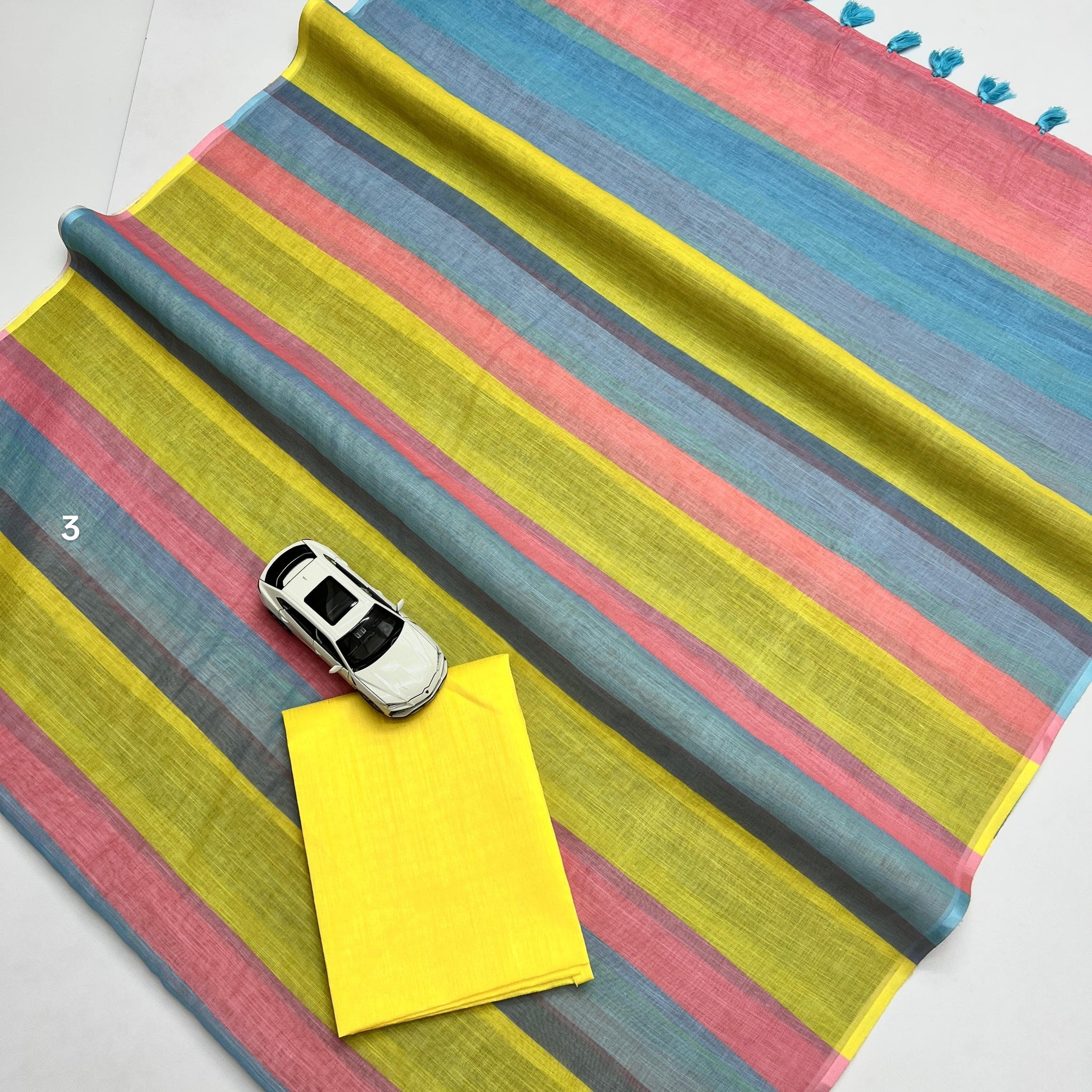 Linen Digital Printed Saree SA825-1354