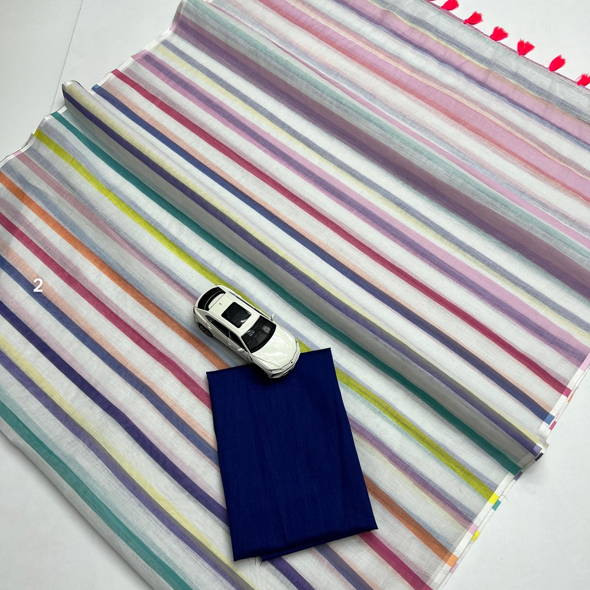 Linen Digital Printed Saree SA825-1355