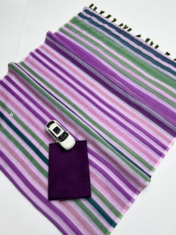 Linen Digital Printed Saree SA825-1356