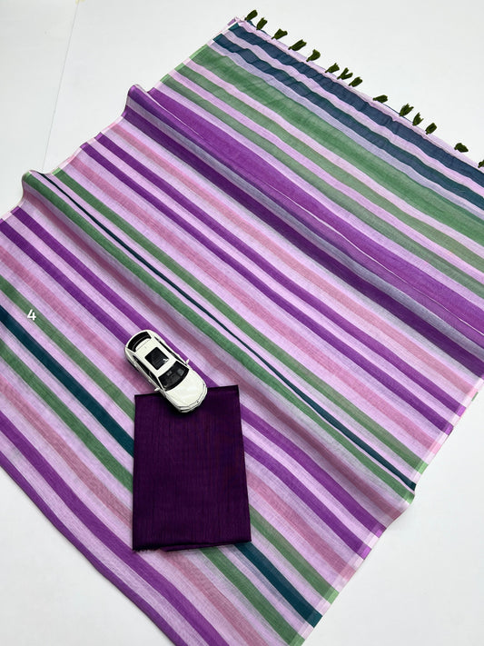 Linen Digital Printed Saree SA825-1356