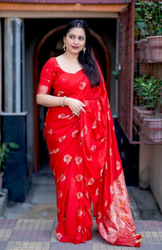 Neckless Style Meena Zari Woven Pure Georgette Saree  SA725-907