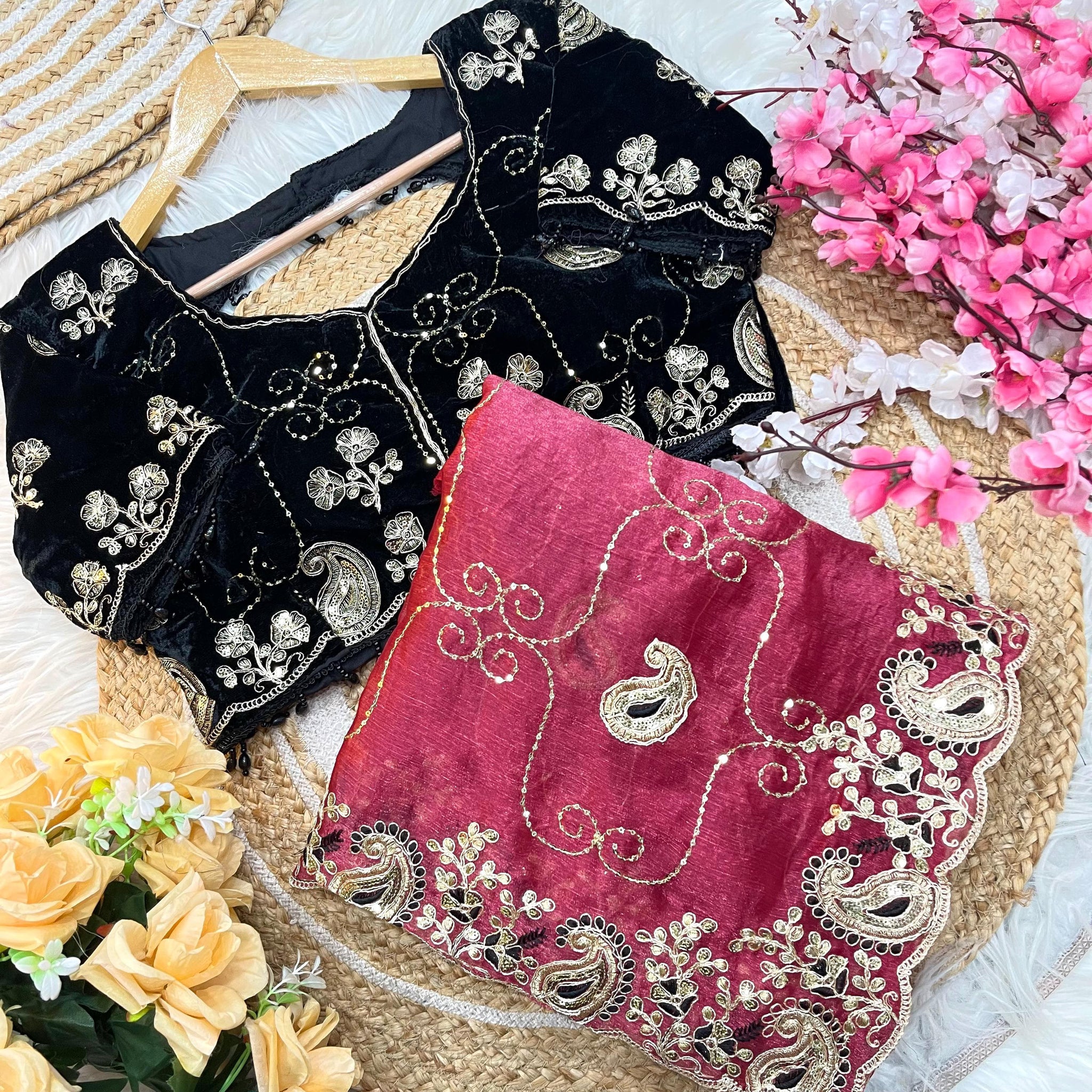 Premium Fendy Chiffon Saree SA725-915