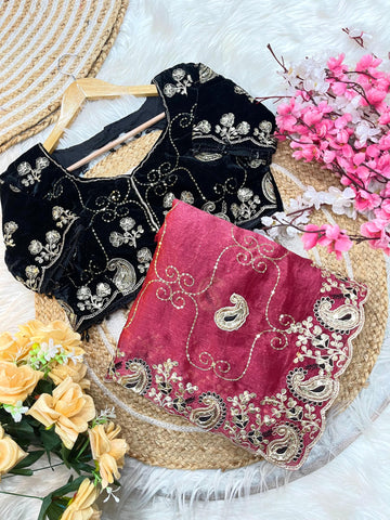 Premium Fendy Chiffon Saree SA725-915