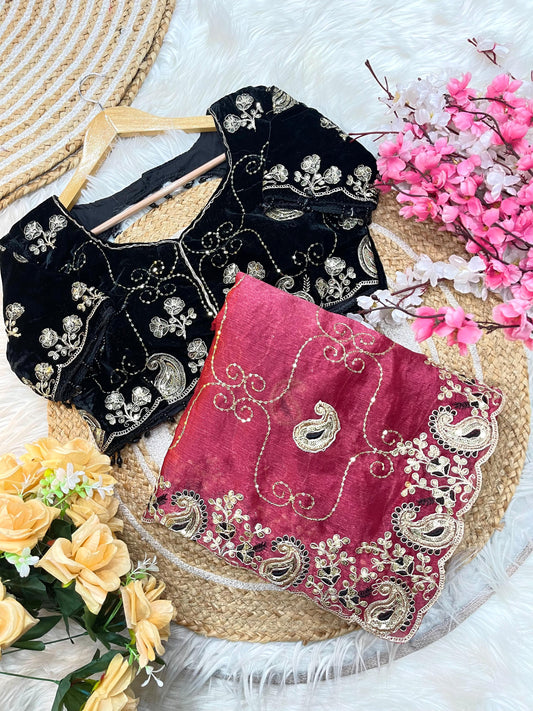 Premium Fendy Chiffon Saree SA725-915