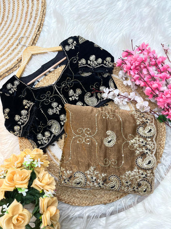 Premium Fendy Chiffon Saree SA725-915