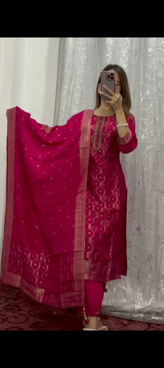 Pure Banarasi Suit Set|| SA725-946