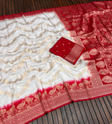 Divine Durga Puja Drape – Silk Elegance SA725-920