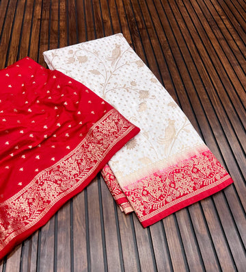 Divine Durga Puja Drape – Silk Elegance SA725-922