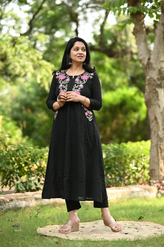 Pure Cotton 60x60 Embroidered Suit Set|| SA725-944