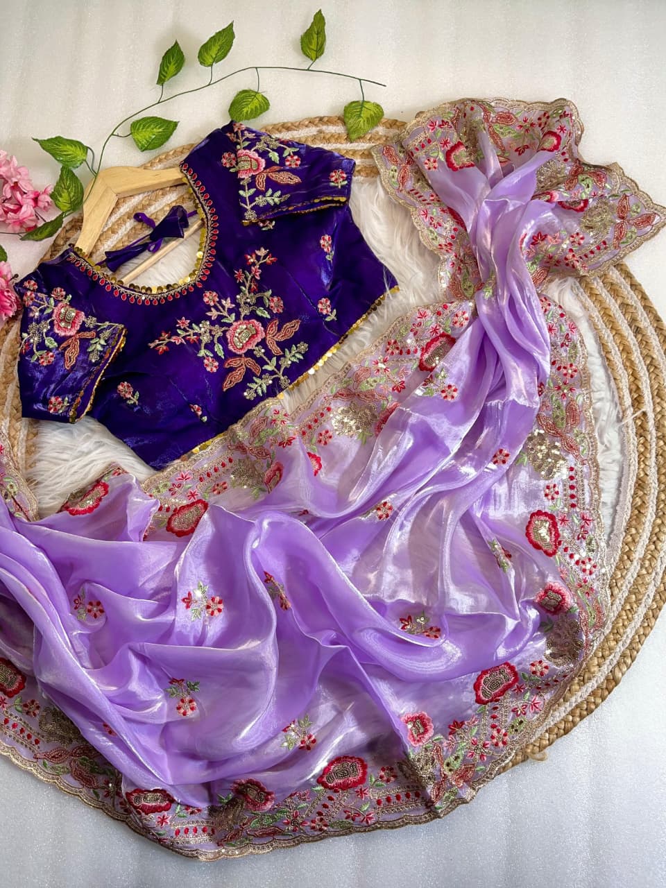 Royal Radiance – Pure Zimmy Choo Silk Saree  SA725-915