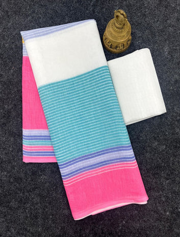 Linen Digital Printed Saree SA825-1380