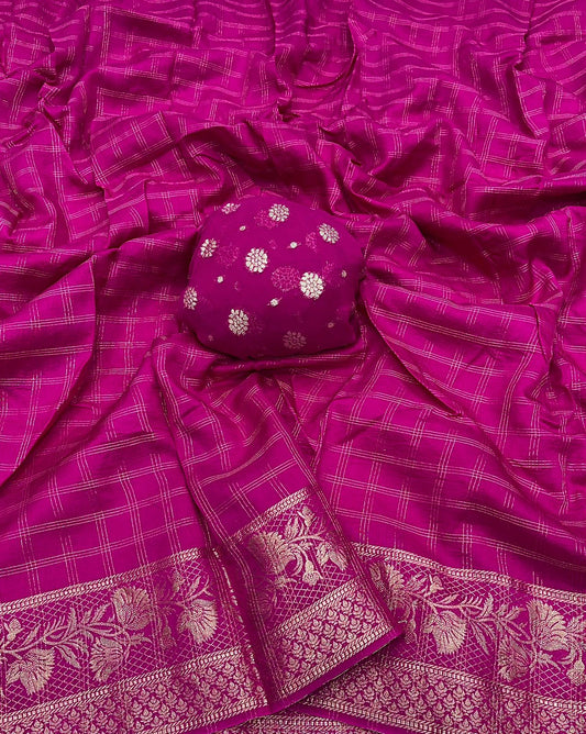 Pure Viscose Saree with Elegant Butti Blouse SA825-1082