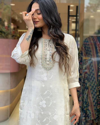 Pure Russian Silk Suit Set|| SA925-1126