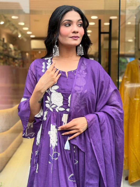 Elegant Pure Mul Cotton Pant Set|| SA925-1122