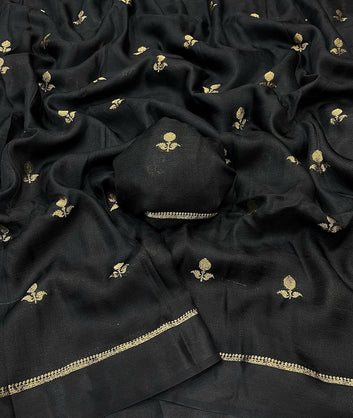 Pure Soft Viscose Silk Saree with Satin Border SA1025-1346