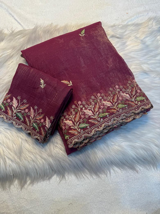 Pure Soft Crunchy Silk Saree SA1025-1315