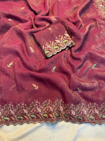 Pure Soft Crunchy Silk Saree SA1025-1315