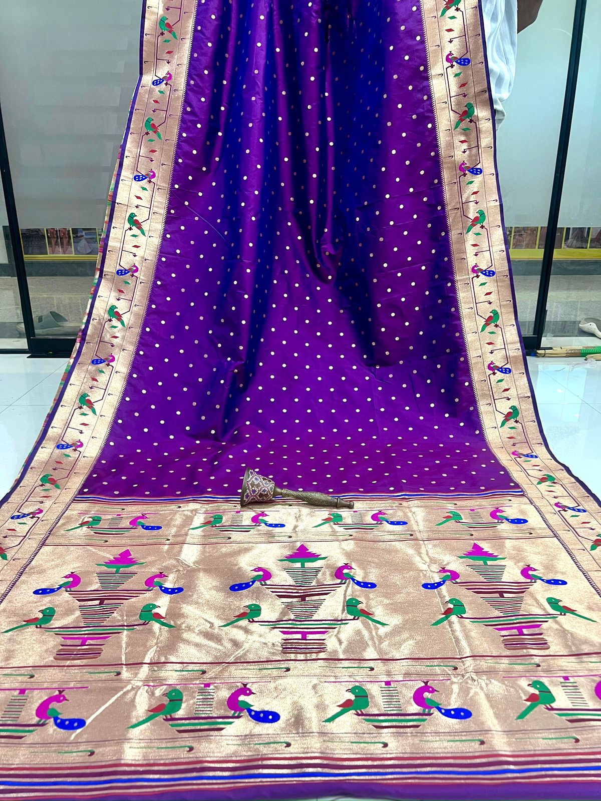 Pure Kanchivaram Paithani Silk Saree SA1025-1312