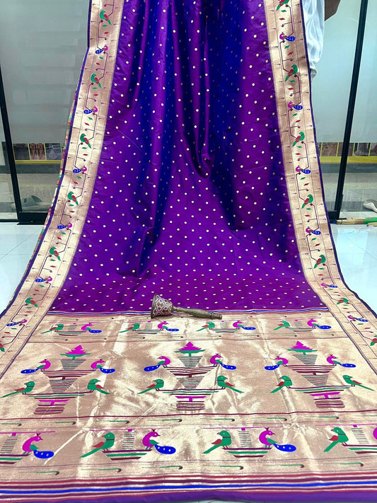 Pure Kanchivaram Paithani Silk Saree SA1025-1312