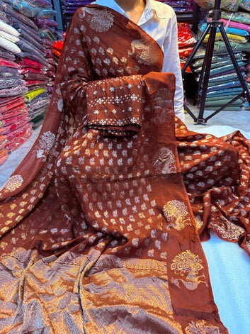 Pure Viscose Russian Dola Saree SA1025-1335