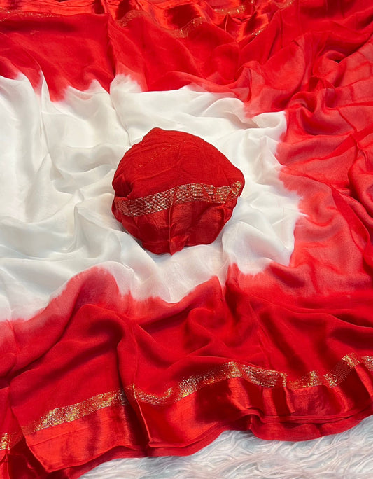 Divine Durga Puja Drape – Silk Elegance SA725-918