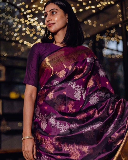The Enchanting Soft Lichi Silk Jacquard Weave SA925-1097