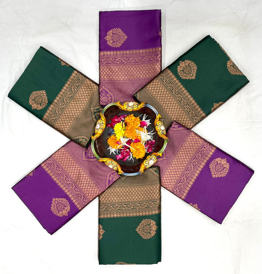 Jacquard Work Soft Lichi Silk Saree | Beautiful Rich Pallu Design SA925-1103