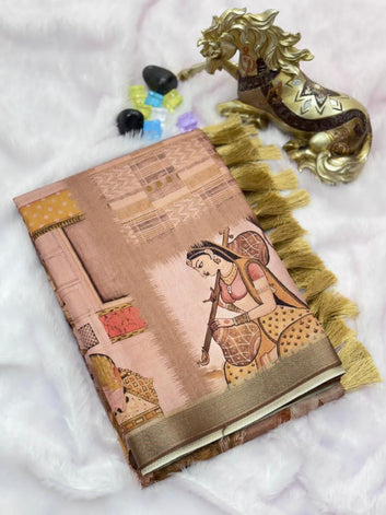 Authentic Kalamkari Saree -SA1225-1501