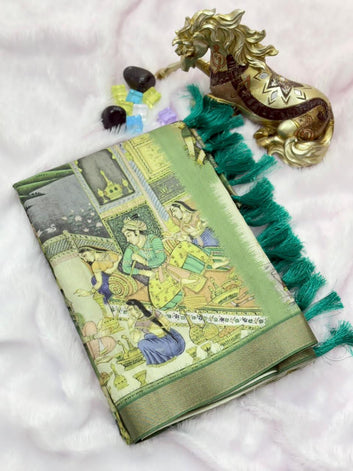 Authentic Kalamkari Saree -SA1225-1502