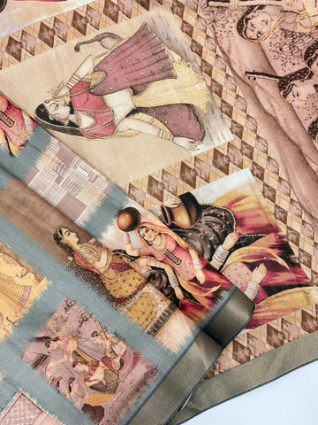 Authentic Kalamkari Saree -SA1225-1500