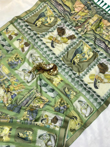 Authentic Kalamkari Saree -SA1225-1502